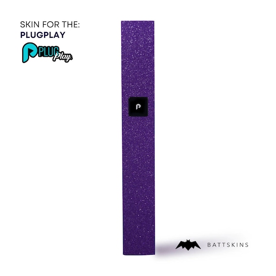 plug and play vape battery PLUGPLAY Purple Shimmer 3D Skin *SKIN ONLY* | No Device Included Flavors:Blue Razz Gummy Bear & Blue Razz Ice Pop show_Vape Pens Vaporesso GTX Replacement Coils