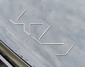 Overlay Logo Decals fits EV9 | Vinyl Decals | Available in 42 Colors