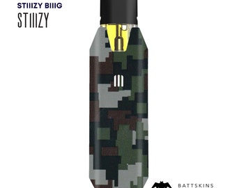 Skin de camuflaje verde digital STIIIZY BIIIG *Solo PIEL*/No incluye dispositivo, solo envoltorio (paquete de 2)