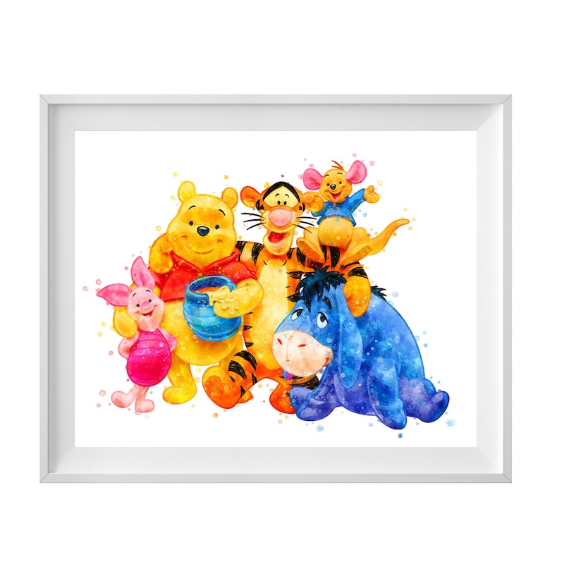 Winnie The Pooh Watercolornull