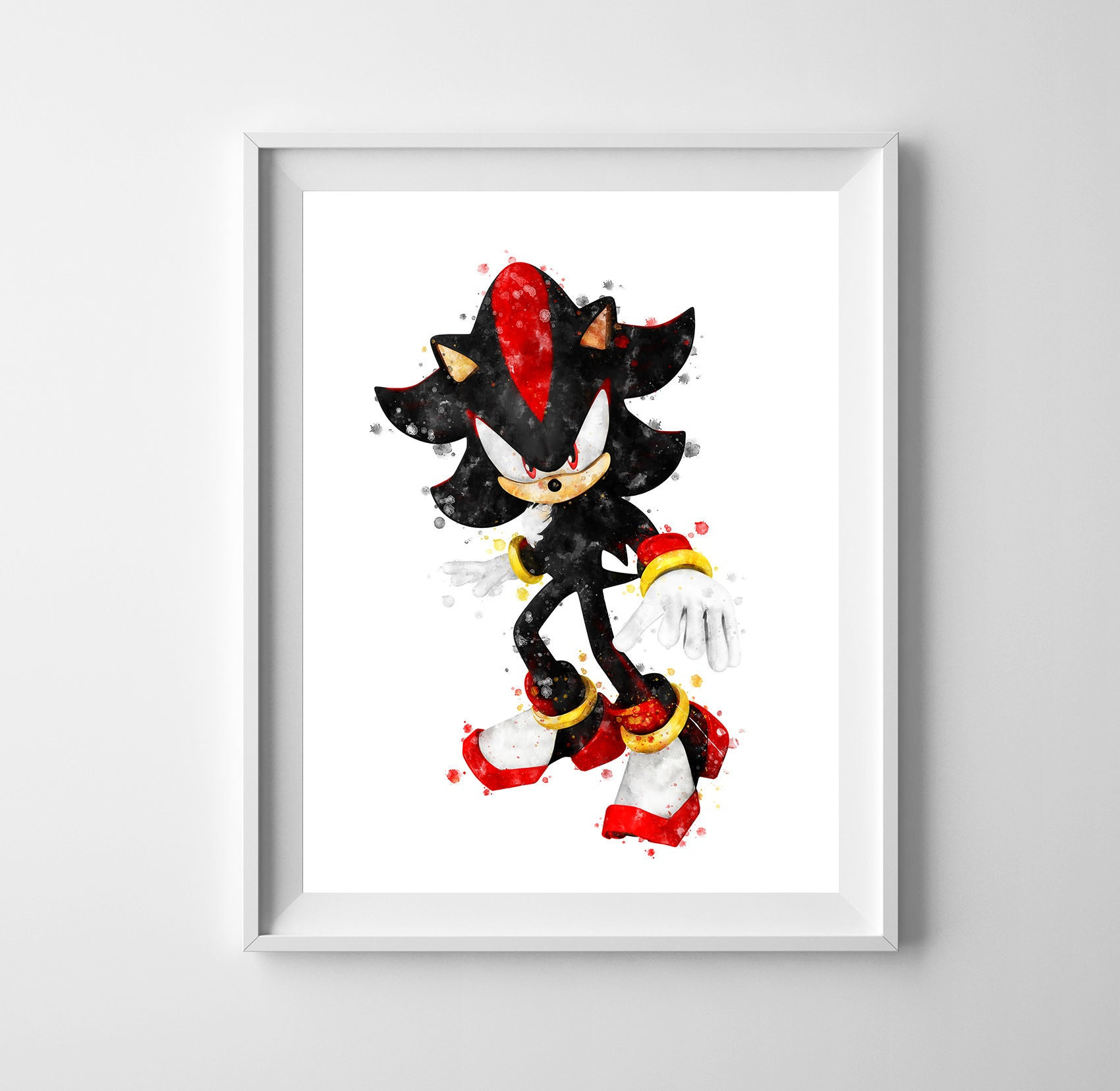 Shadow The Hedgehog Art Print for Sale by AndreanaWen