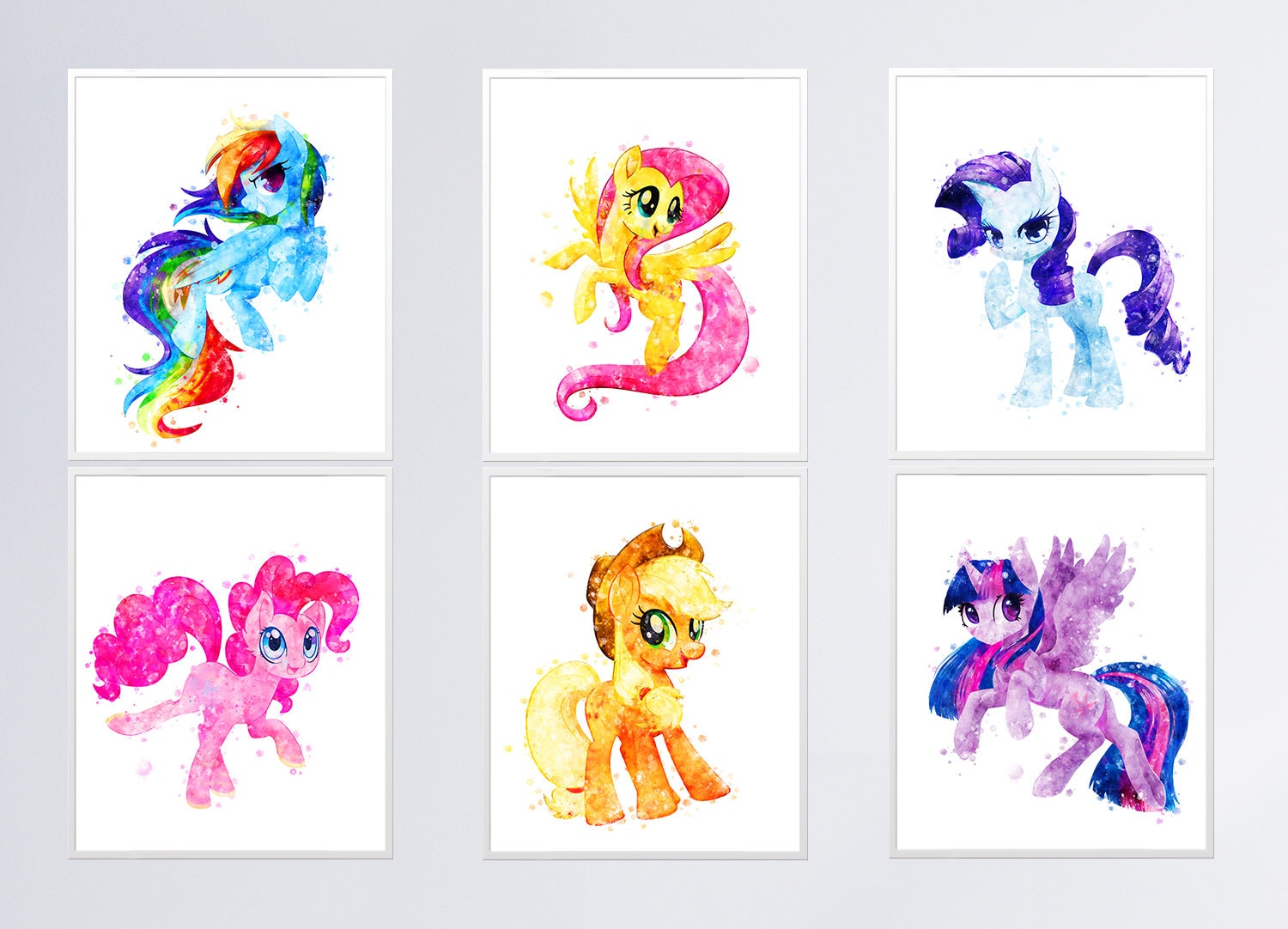 Poster My Little Pony Encadré 20x16 – Décoration Chambre Enfant