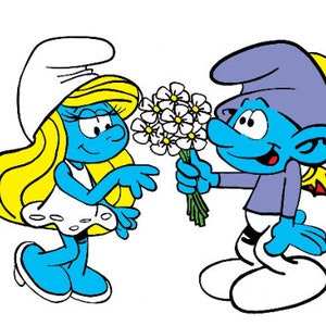 The Smurfs love SVG