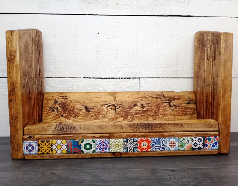 Custom Tabletop Book Rack You Choose Length and Colour Etsy UK