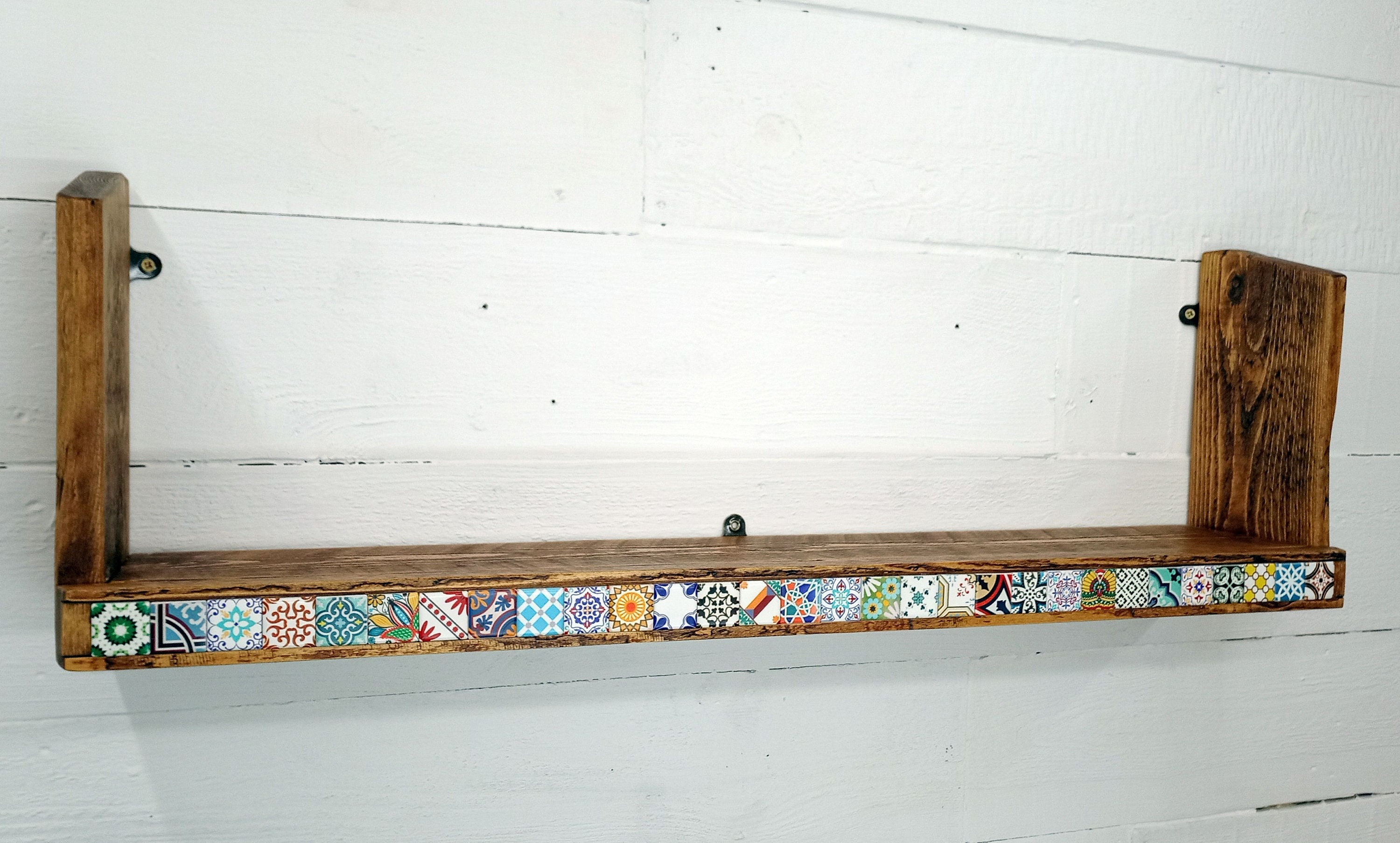 Custom Wallmounted Book Rack You Choose Length and Colour Etsy UK