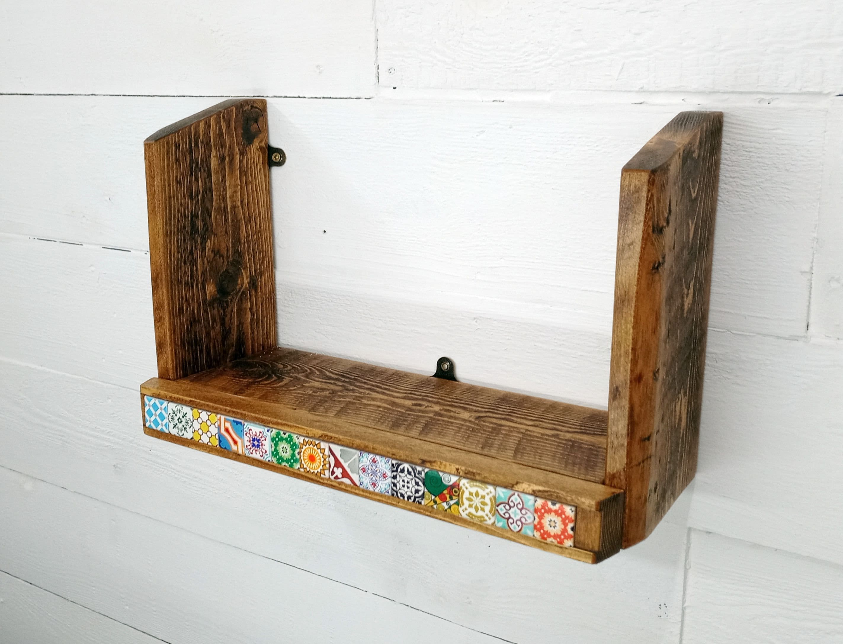 Custom Wallmounted Book Rack You Choose Length and Colour Etsy UK