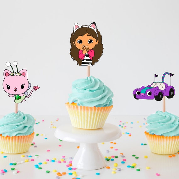 Gabby's Dollhouse Cupcake Toppers - Crafty Toppers