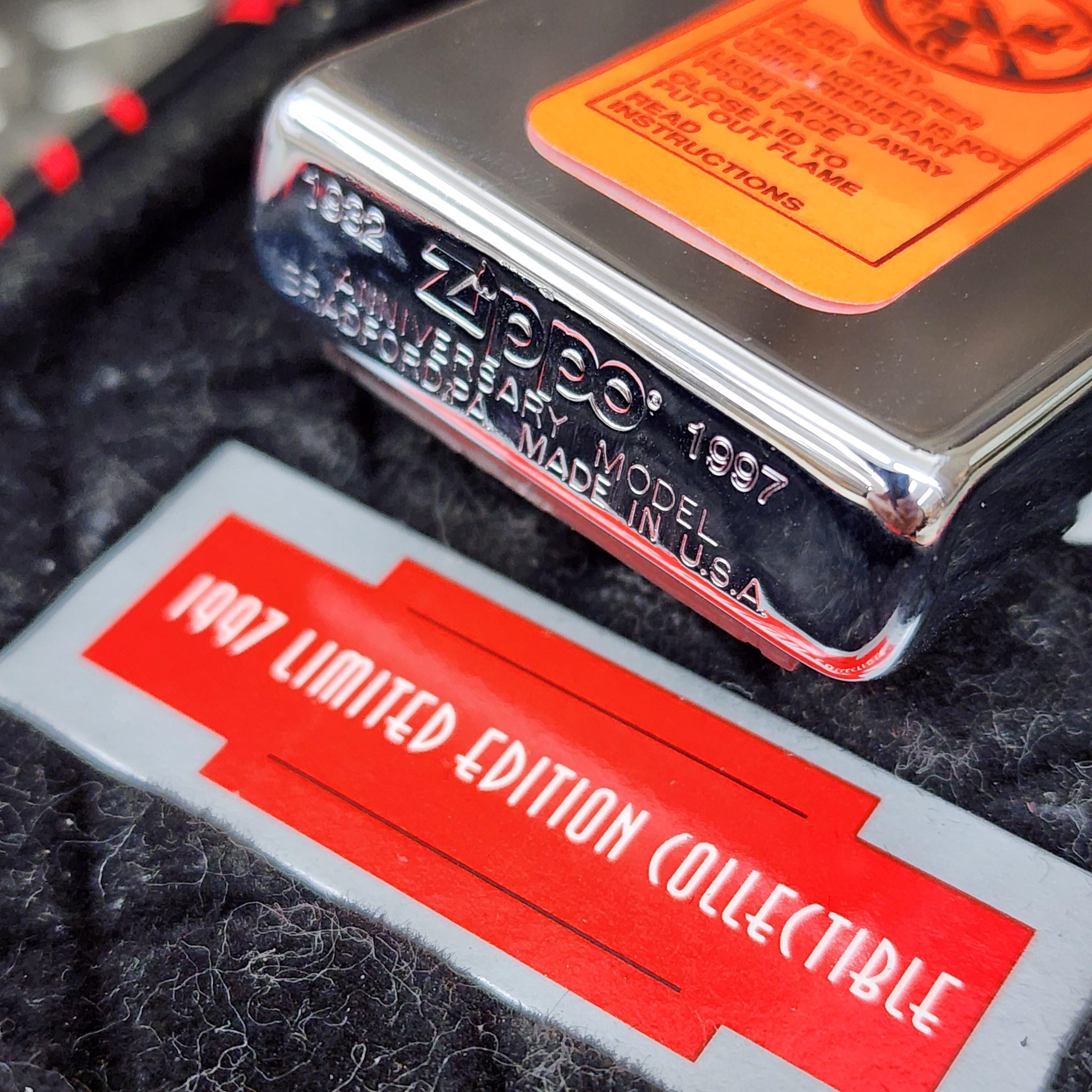 1997 Vintage 65th Anniversary Zippo Cigarette Lighter Unfired in