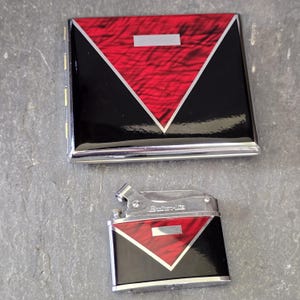 1950's Vintage Brother-Lite Automatic Cigarette Lighter & Case in Original Box