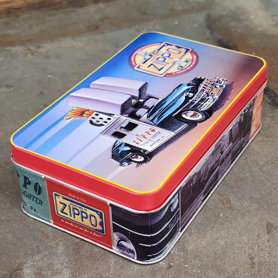 1998 Vintage Zippo Car Cigarette Lighter & Keychain in Original