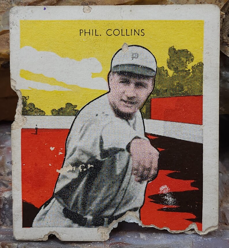 Phil Collins Jolley 1933 Tattoo Orbit Chewing Gum Baseball Card Phillies image 1