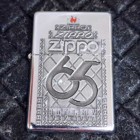 1997 Vintage 65th Anniversary Zippo Cigarette Lighter Unfired in