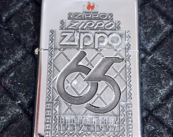 1997 Vintage 65th Anniversary Zippo Cigarette Lighter Unfired in