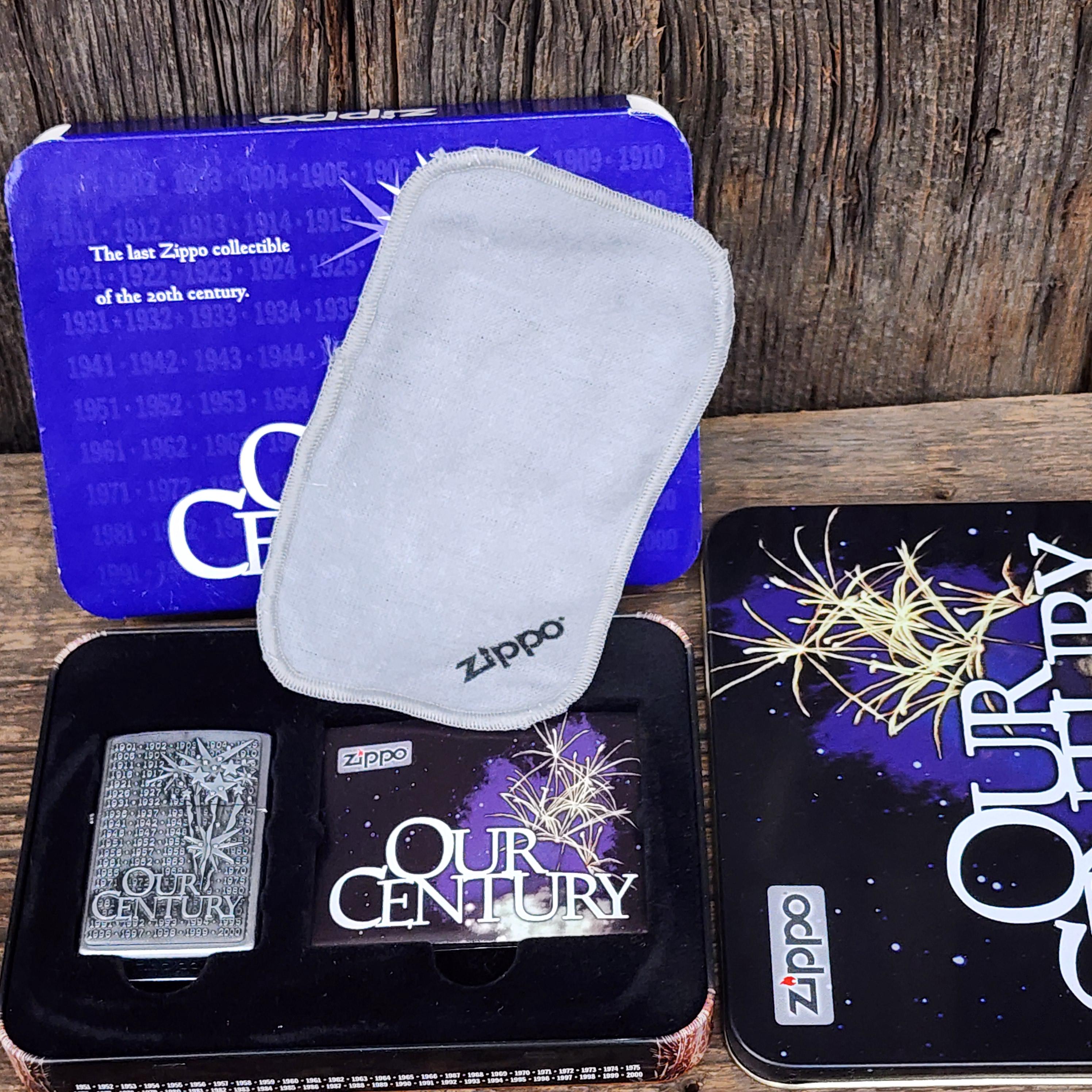 OUR CENTURY ZIPPO 未使用品 1999年 立体メタル 限定品（Sold at