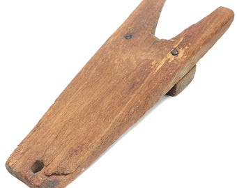 アンティークハンドメイド木製ブーツジャックスクエアネイル建設農場製