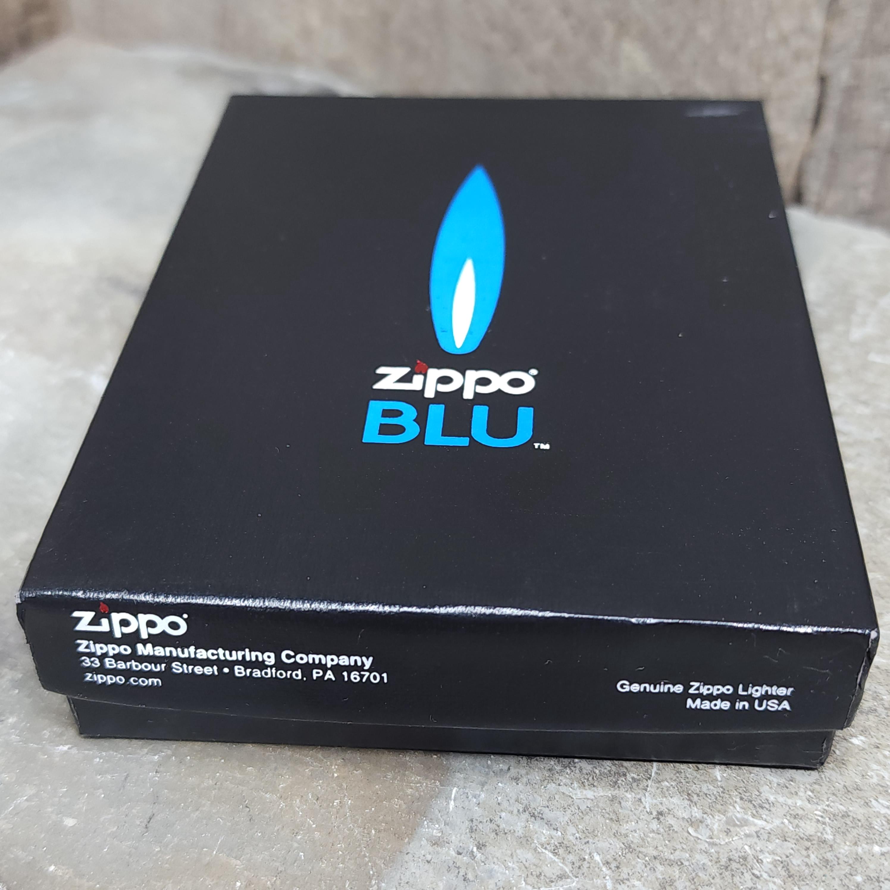 Vintage NOS Zippo Blu Butane Fuel Cigarette Lighter Unused Vintage NOS Zippo Blu Butane Fuel Cigarette Lighter Unused