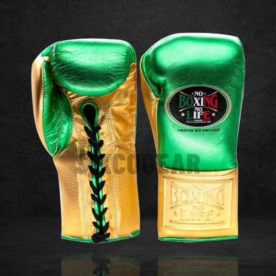 Custom Made No Boxing No Life Boxing Gloves Gold