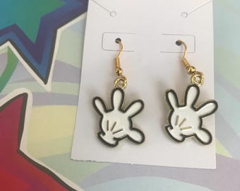 Mickey Mouse Hand Earring