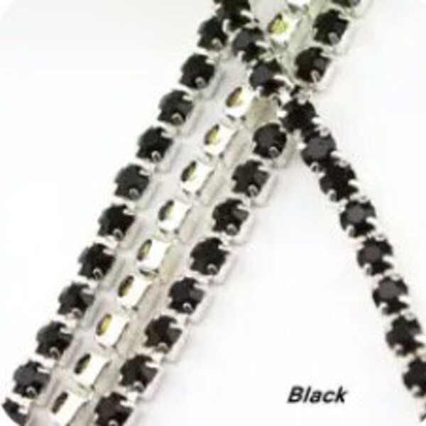 Rhinestone Chain Etsy