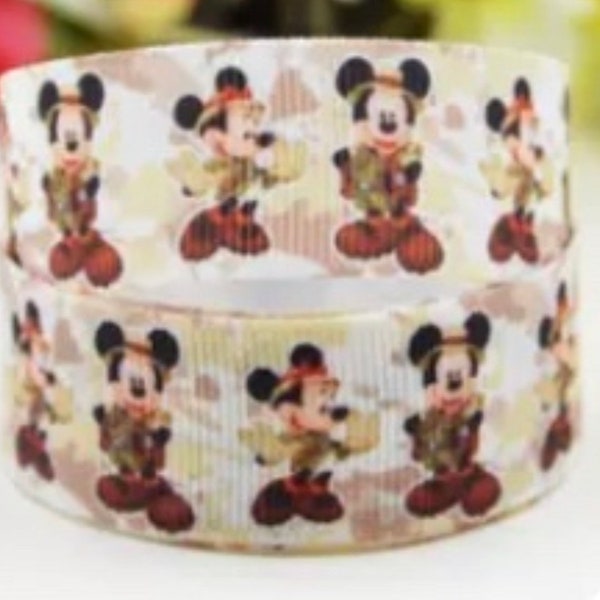 Ruban Grosgrain Mickey Mouse 7/8 » par verge