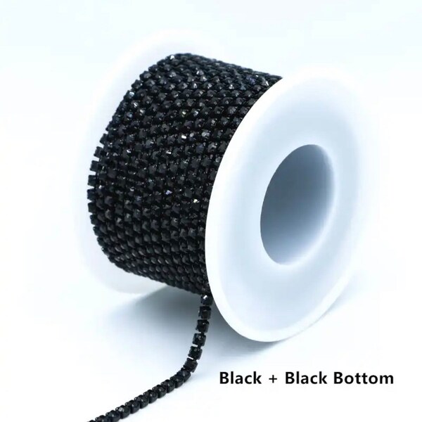 Rhinestone Trim by the Yard Etsy