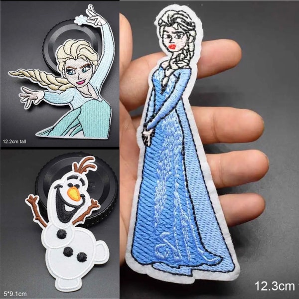 3pc Frozen Cartoon Appliqué Bundle