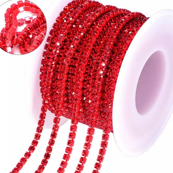 Rhinestone Trim by the Yard Etsy