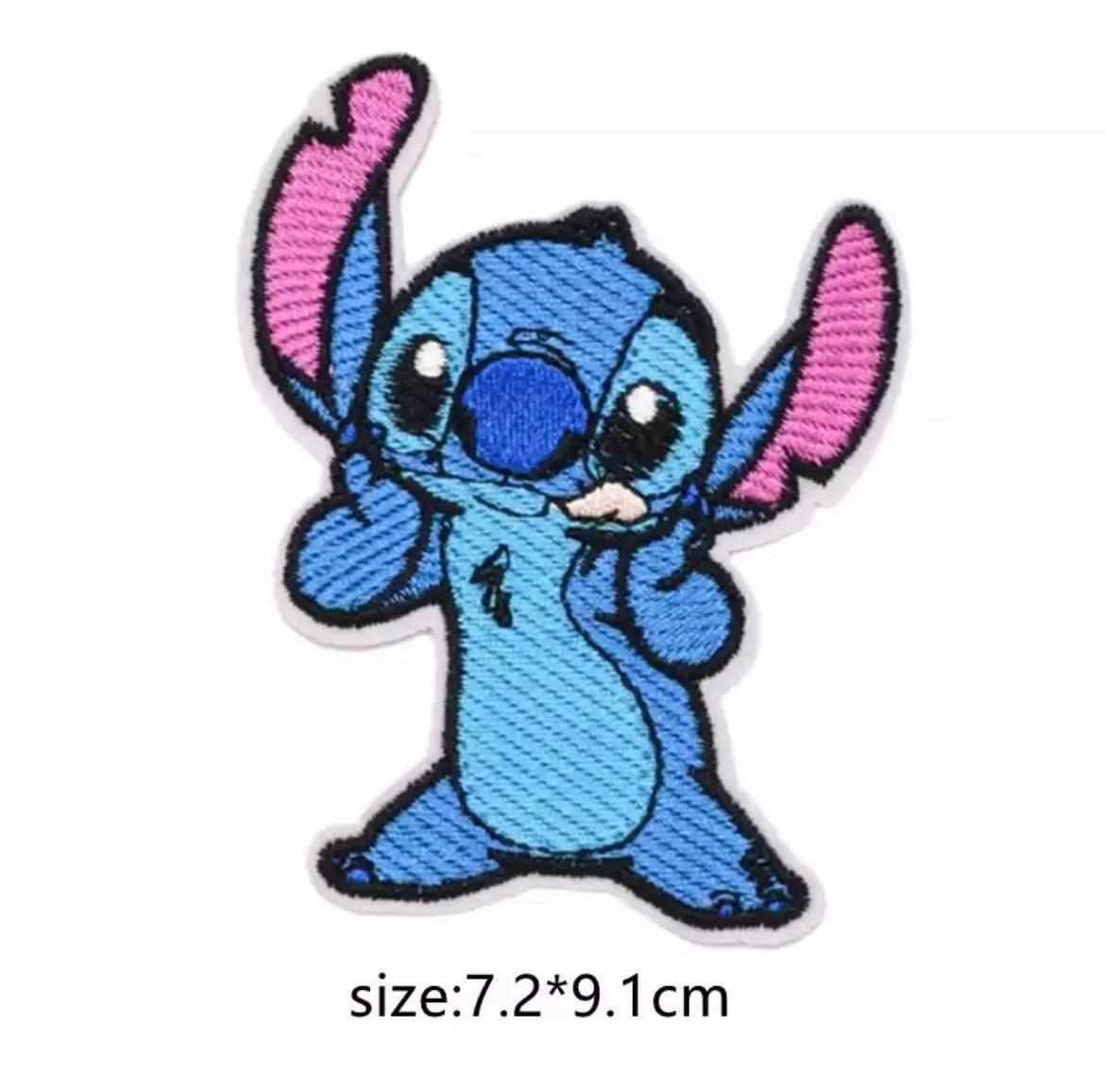 Stitch Worried Face Patch Kids Disney Embroidered Iron On – Patch Collection