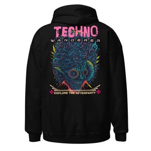 Abbigliamento da rave | Felpa con cappuccio Rave | Vagabondo della tecnologia | CATSONDRUGS.COM | Felpa con cappuccio Techno | Abbigliamento da rave | Abbigliamento Rave | Moda Rave | Abbigliamento Techno