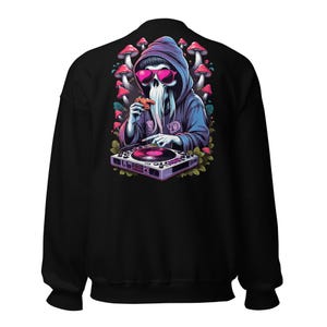 Psychedelic Outfit | Psychedelic Sweatshirt | Psychedelic DJ Ghost | CATSONDRUGS.COM | Trippy Wear | Trippy Clothing