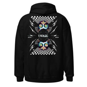 Abbigliamento Rave | Felpa con cappuccio Rave | Techno Organism | CATSONDRUGS.COM | Felpa con cappuccio Techno | Abbigliamento Rave | Abbigliamento Rave | Moda Rave | TechnoOutfit