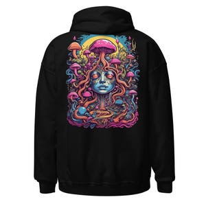 Psychedelic Outfit | Psychedelic Hoodie | Psychedelic Woman | CATSONDRUGS.COM | Trippy Hoodie | Psychedelic Wear | Trippy Clothing