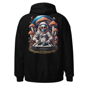 Rave Outfit | Rave Hoodie | Psy-DJ Astronaut | CATSONDRUGS.COM | Techno Hoodie | Rave Wear | Rave Clothing | Rave Fashion | Techno Outfit