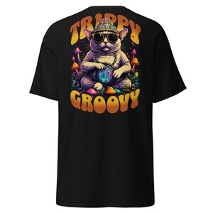Psychedelic Outfit | Psychedelic T-Shirt | Trippy & Groovy Cat | CATSONDRUGS.COM | Trippy Wear | Psychedelic Wear | Psychedelic Clothing