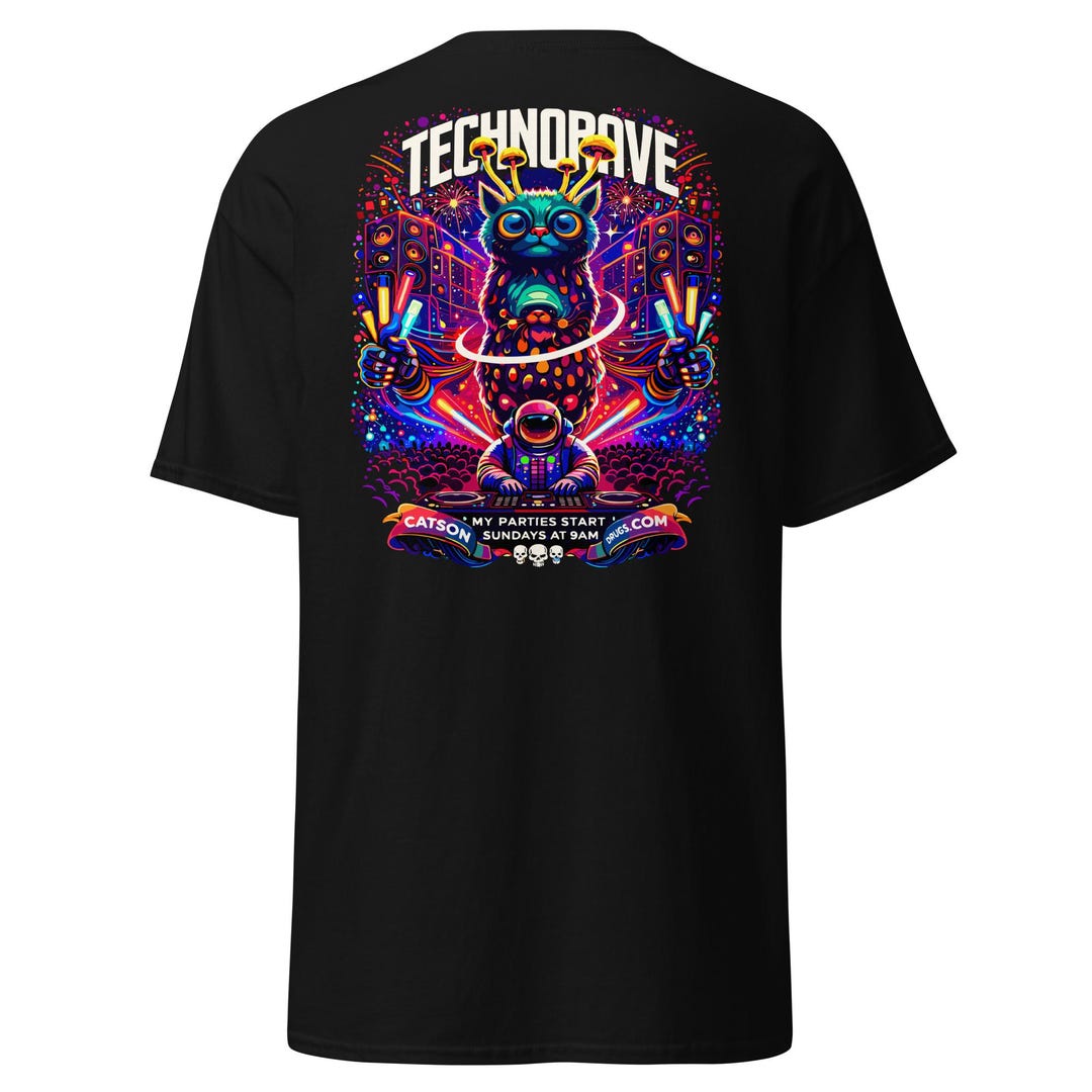 Rave Outfit | Rave T-shirt | Technorave Organism | CATSONDRUGS.COM ...