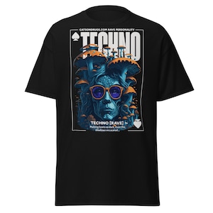 Techno Outfit | Rave Shirt | Techno Joker | CATSONDRUGS.COM | Techno T-Shirt | Rave Wear | Rave Clothing | Rave Fashion