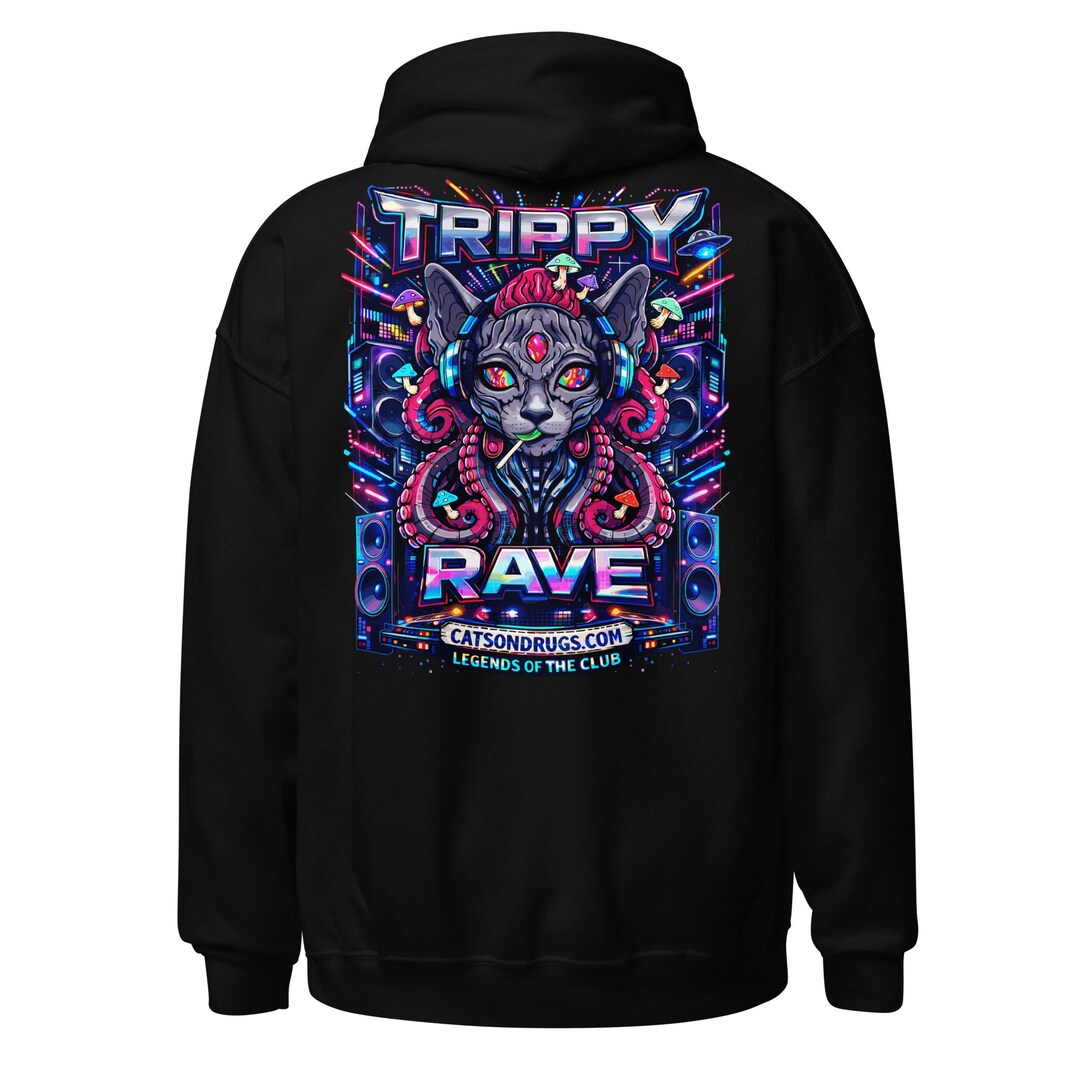 Rave Outfit | Rave Hoodie | Legends of the Club Hoodie | CATSONDRUGS ...