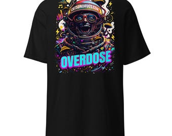 Rave Outfit | Rave T-Shirt | Overdose Organism | CATSONDRUGS.COM | Techno T-Shirt | Rave Wear | Rave Clothing | Rave Fashion | Techno Wear