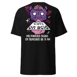 Acid T-Shirt | Acid Wear | Cats on Acid | CATSONDRUGS.COM | Acid Streetwear | Acid Outfit | Acid Fashion | Acid Merch