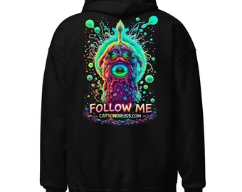 Bluza z kapturem Trippy | Follow Me Organism | CATSONDRUGS.COM | Ubrania w stylu Trippy | Moda Trippy | Odzież Trippy | Odzież Trippy | Strój Trippy