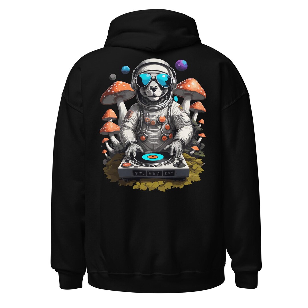Rave Outfit | Rave Hoodie | Psy-dj Astronaut | CATSONDRUGS.COM | Techno ...