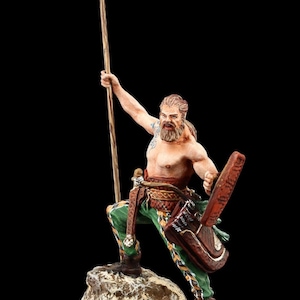 Tin soldier Collectible Scythian Warrior with spear, V c. B.C.  54 mm Antique World: Scythians
