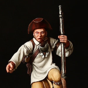 Tin soldier Collectible Iroquois Warrior, XVIII c. 54 mm American Natives