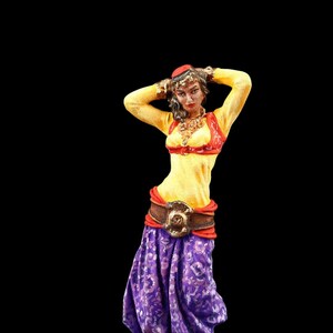 Tin soldier Collectible Orient Girl, Belly Dance 54 mm Female Models