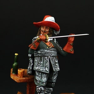 Tin soldier Collectible Chevalier, XVII c. 54 mm European Wars