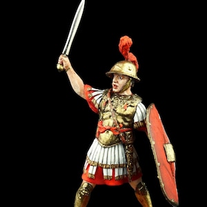 Tin soldier Collectible Roman sea tribune 54 mm  Ancient Rome & Carthage