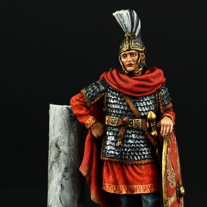 Tin soldier Museum (TOP) Praetorian Guard, Reign of Massentius, early IV c. A.D. 54 mm  Ancient Rome