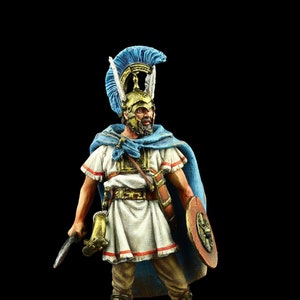Tin soldier Collectible Iberian leader 75 mm  Ancient Rome & Carthage