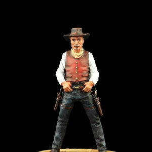 Tin soldier Collectible Gunslinger  54 mm Old West: Cowboys and Trappers