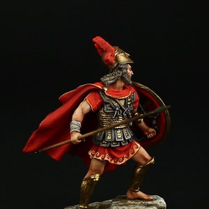 Tin soldier Museum (TOP) Leonidas I, King of Sparta, 489-480 B.C. 54 mm  Ancient Greece